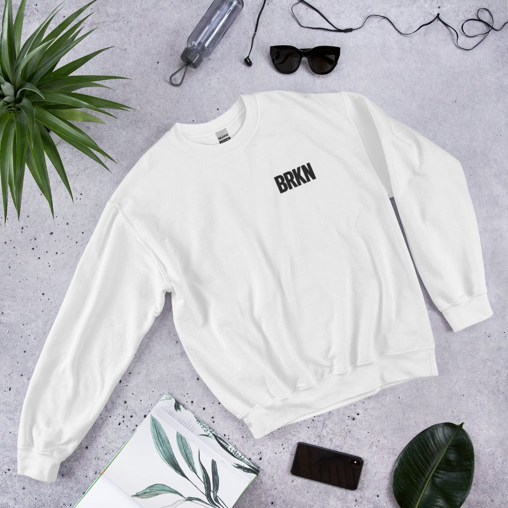 Sudadera White Eclipse - BRKN - BRKN - T - SHIRT